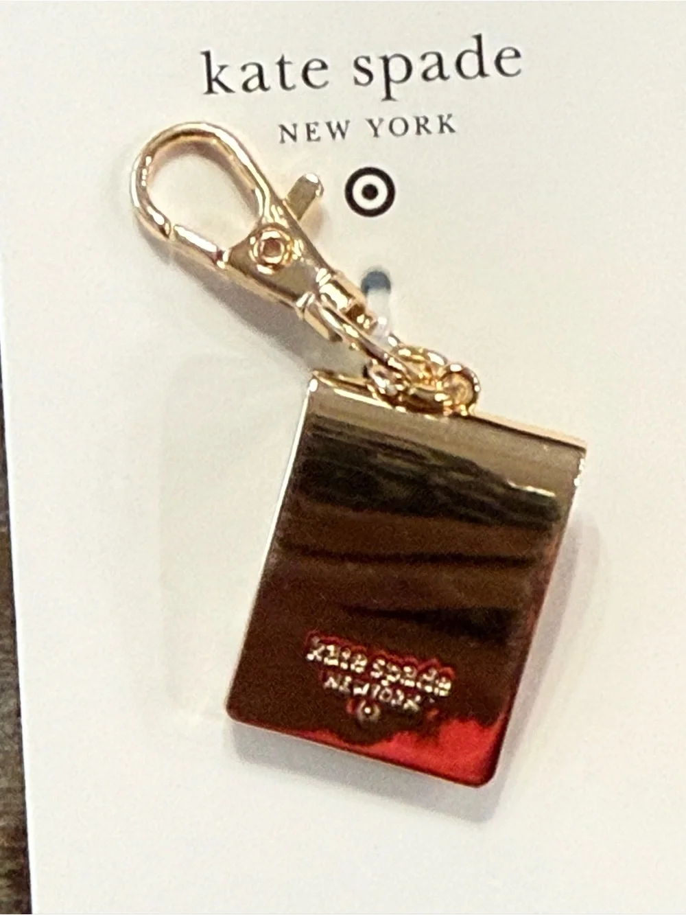 kate spade x Target Limited Edition Whimsical Matchbook Bag Charm/ Keychain NWT